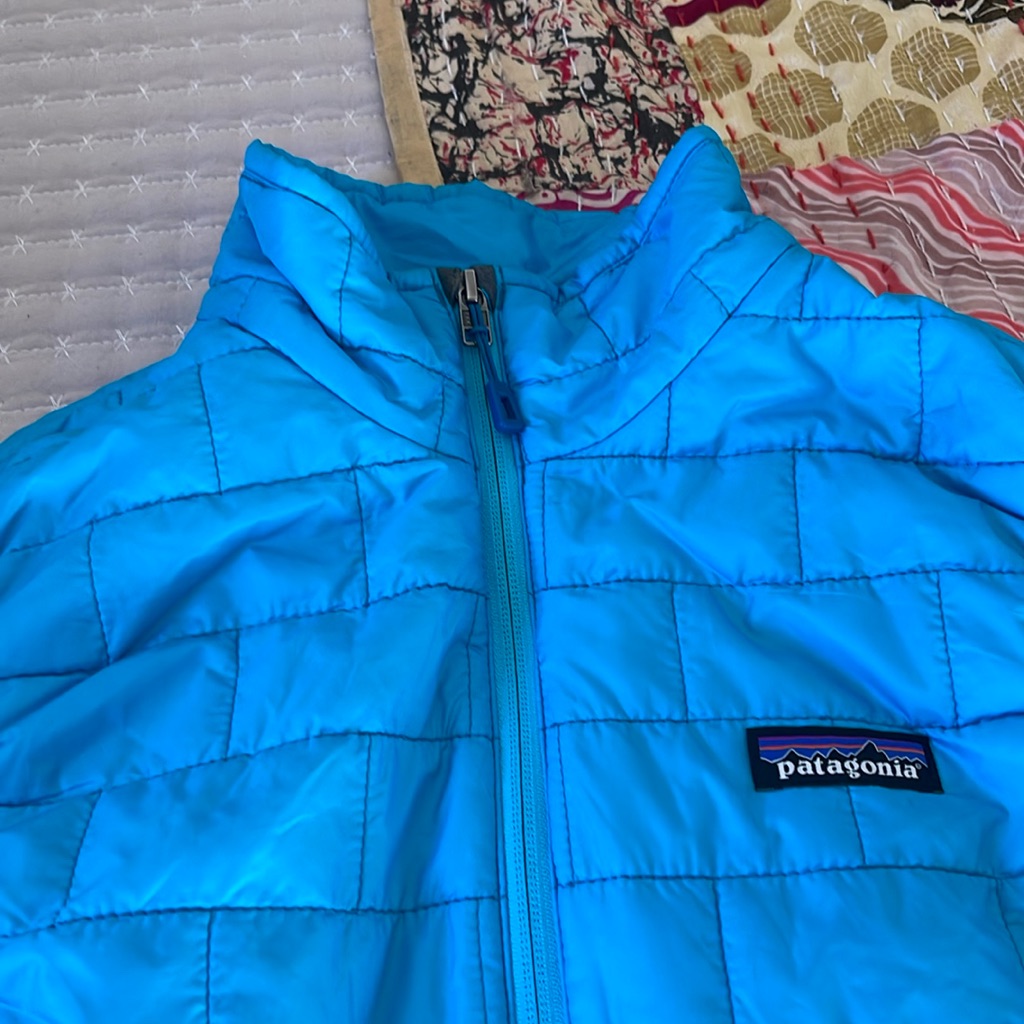 Patagonia Vest Turquoise Women Small In Great Condition